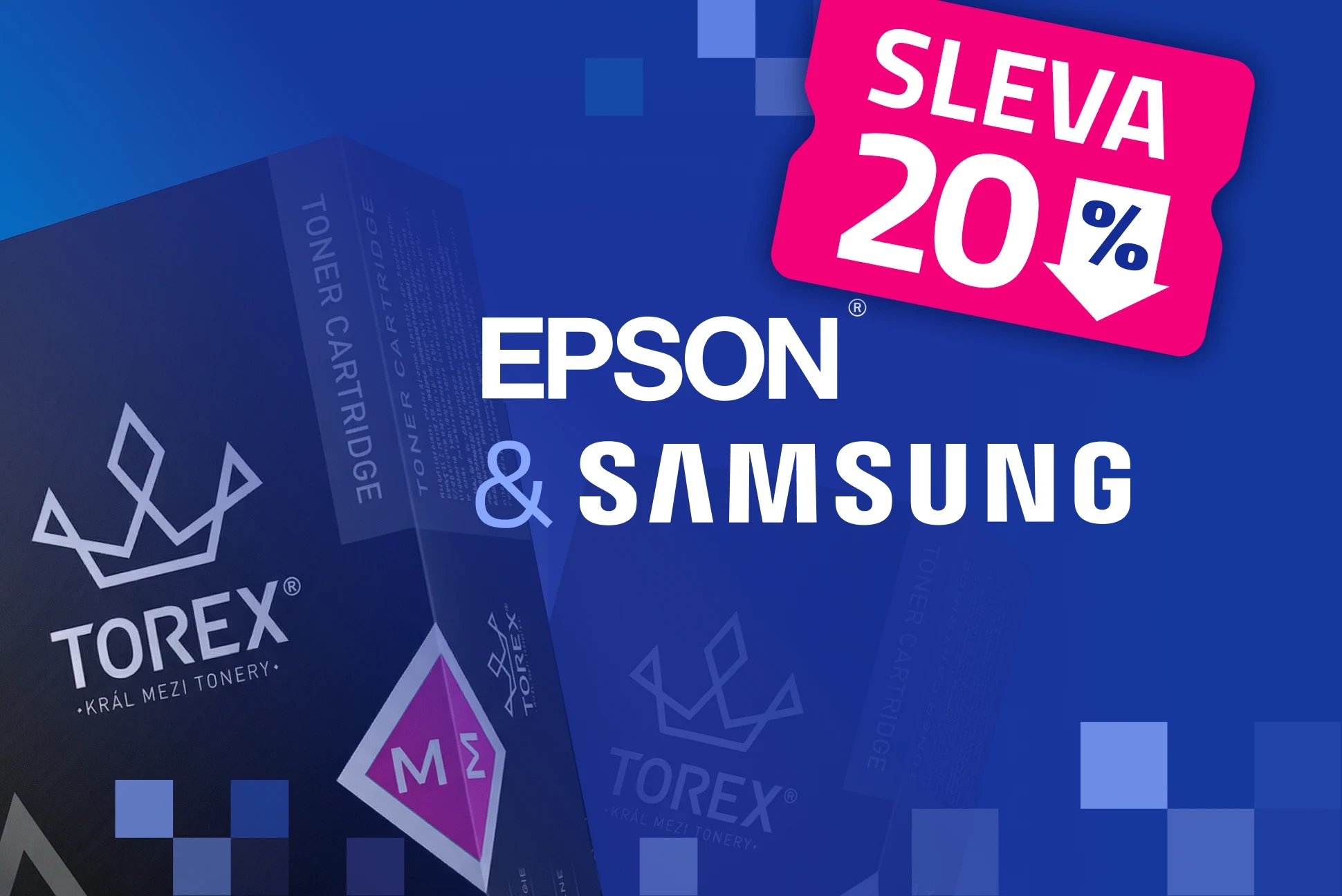 Ušetřete na tisku s náplněmi TOREX pro Epson a Samsung