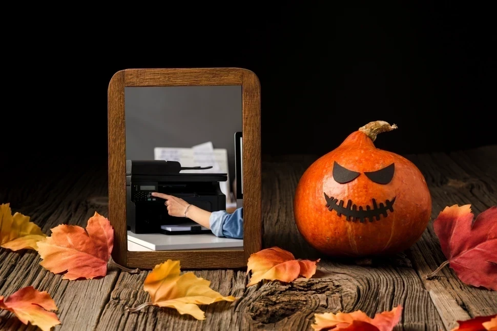 Halloweenská akce: 4 barevné tonery + černý za korunu