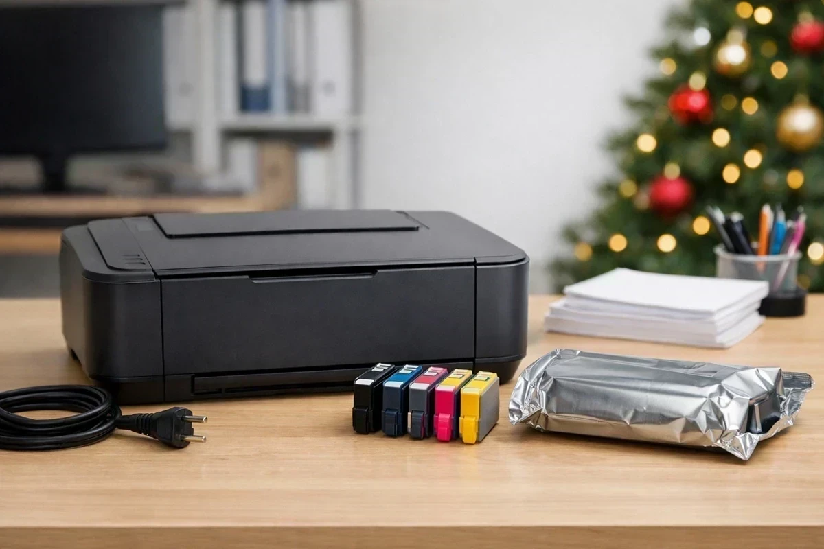 Jak připravit tiskárnu a náplně na vánoční odstávku