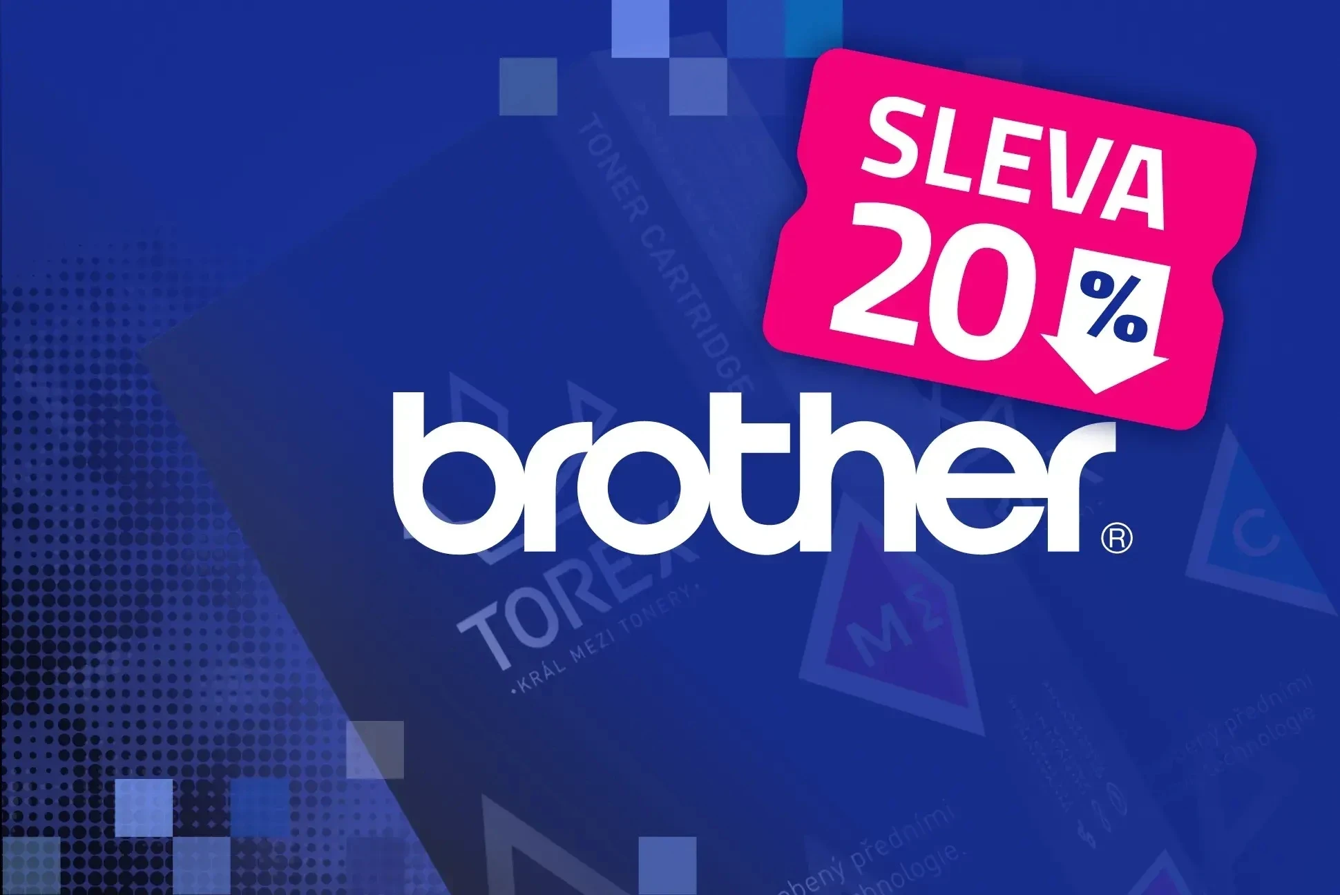 Sleva 20 % na náplně TOREX pro tiskárny Brother