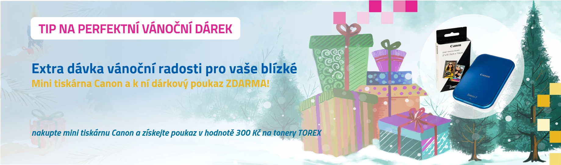 Vánoční tip - minitiskárna Canon