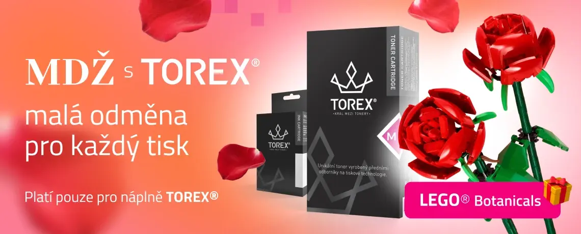 Lego Botanicals k odběrům tonerů TOREX